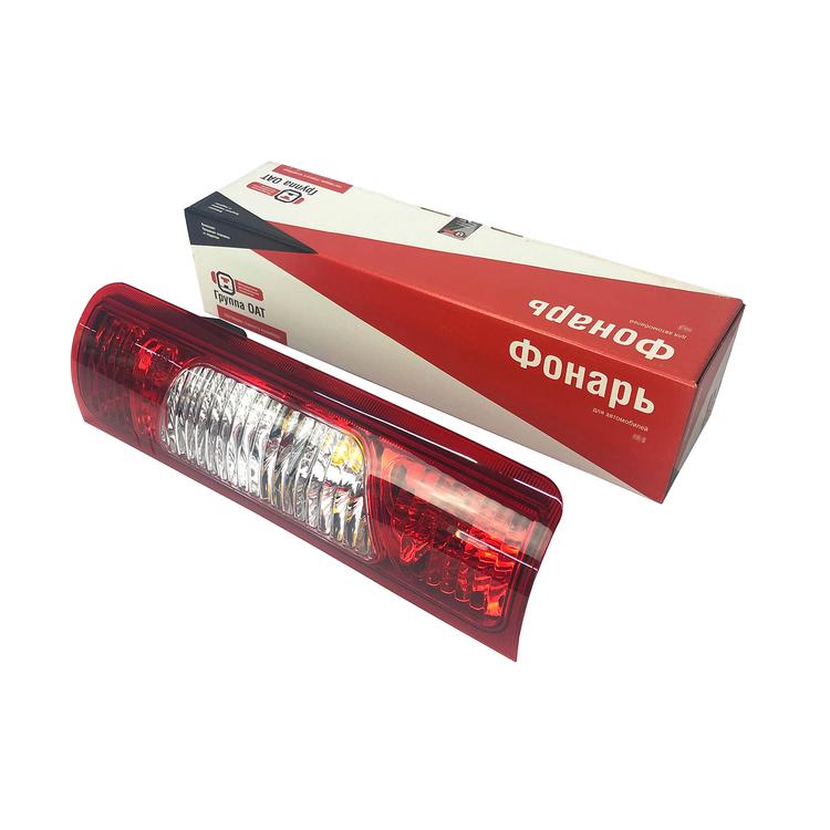 Фонарь задний на Газель 2705, 2217 рестайлинг (с лампами) левый (Оригинал)