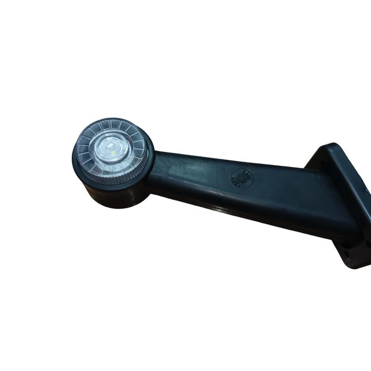 Фонарь габаритный угловой "наклонный" (светодиод 12/24В ОГ-35) большой 1 диод*