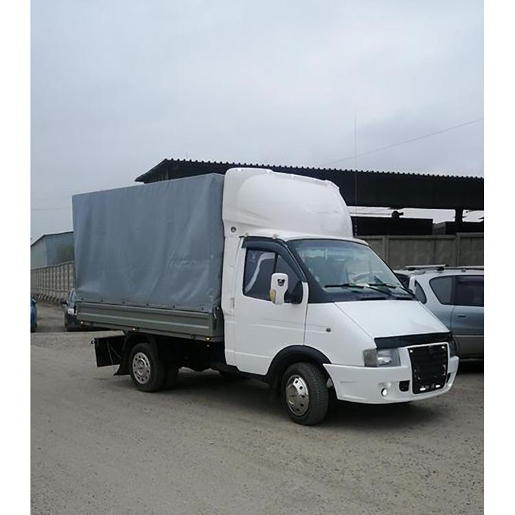 Тент на Газель Бизнес 3,17*2,06м "ЕВРО" (квадратный, плотность 600гр/м2, 6 люверсов) серый (Н.Новгород)