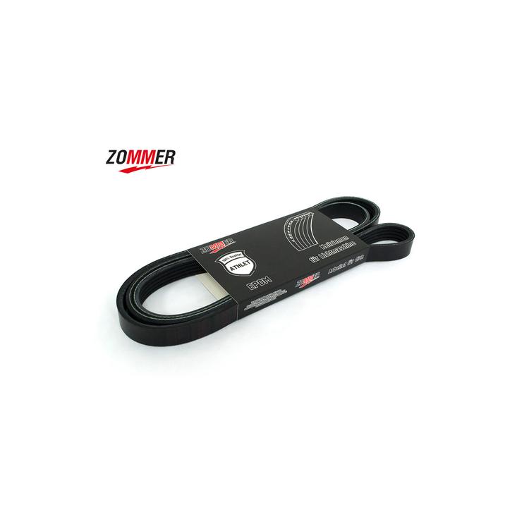 Ремень 1275 (6PK) генератора на Газель дв.405, 409 Евро-3 (без ГУР) Zommer