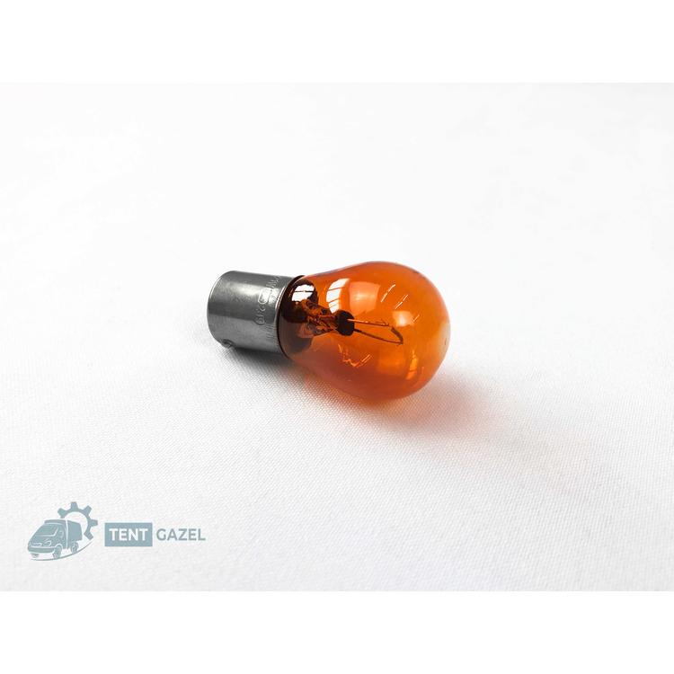 Лампа 12v-21w-3 (ВА 15s) оранжевая в задний фонарь (Автоимпульс)*