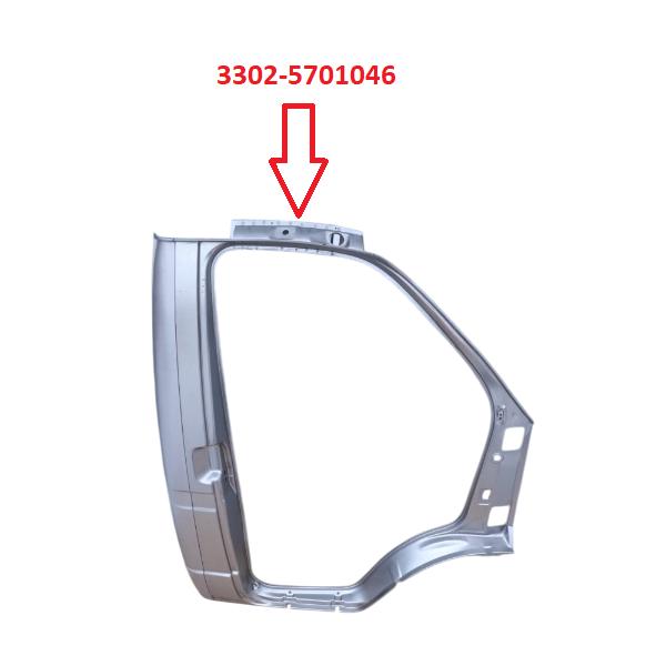 Усилитель рейки крыши на Газель, Газель Бизнес, наружный, левый (Оригинал)