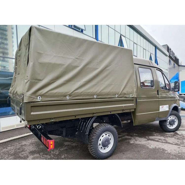 Тент на Соболь 2,4м "домиком" (2-х слойный, усиленный, плотность 850гр/м2, 5 люверсов) зеленый  (Оригинал) фото 3