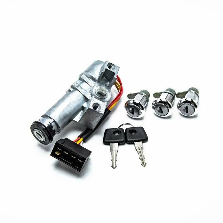 Замок зажигания Газель Некст (ЦМФ, автобус) + 3 личинки на дверь (к-т) "Оригинал"