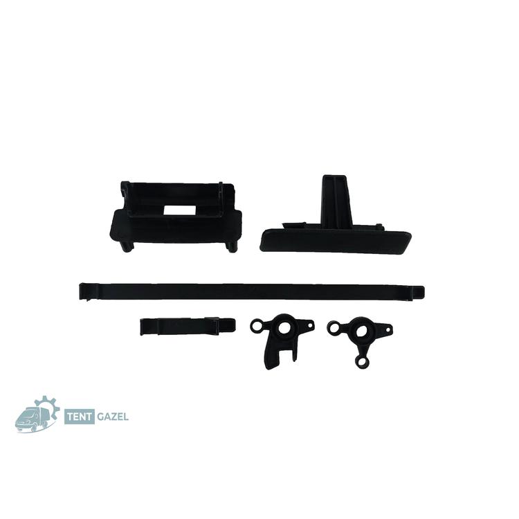 Ремонтный комплект крышки вещевого ящика верхнего на Газель Бизнес (6 деталей)