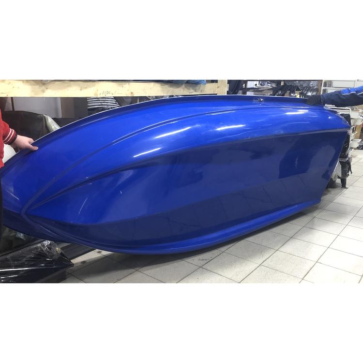 Лодка Стелс 315М Двухцветная (Синее дно, серый внутр.) с рундуком