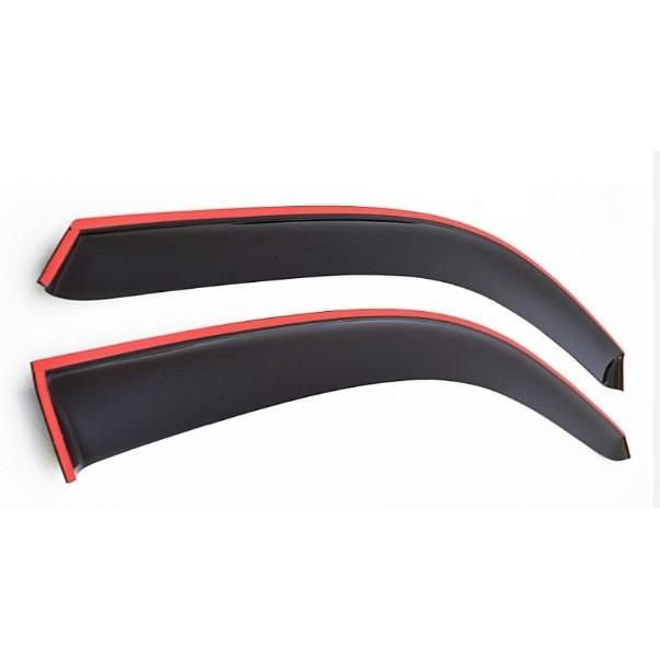 Дефлектор двери (ветровик) на Газель NN черный (компл.) Дельта