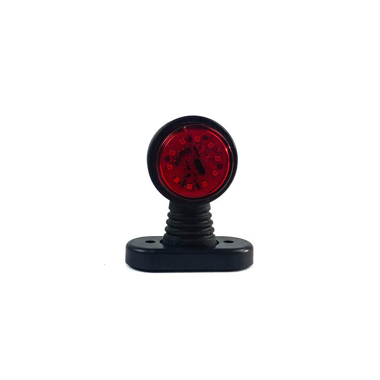 Фонарь габаритный "прямой" 80 мм. (ОГ-32-01 LED) (12-24В) малый "бегущий"