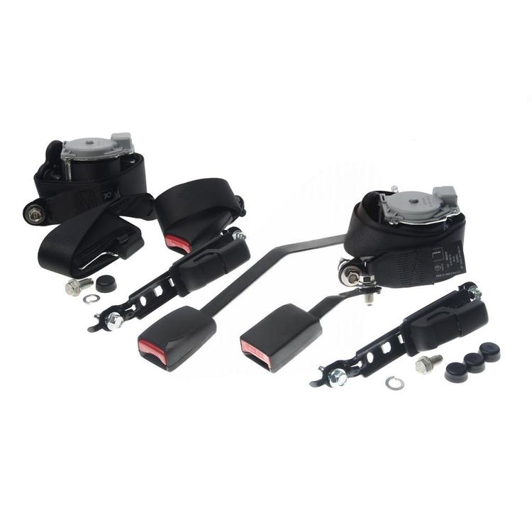 Комплект ремней безопасности с ответной частью на Газель Некст 3-х местная