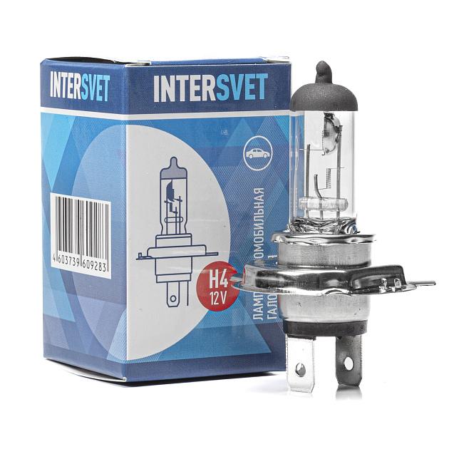 Лампа H4 (12Vх100W) на Газель Некст передняя фара (ближний/дальний свет) INTERSVET