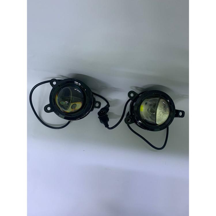 Противотуманные фары (ПТФ) на Газель 70W усиленной мощности, с линзой "Лазер" (1 режим белый)  комплект